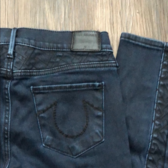 Halle Mid Rise Super Skinny True Religion Jeans - Picture 2 of 5